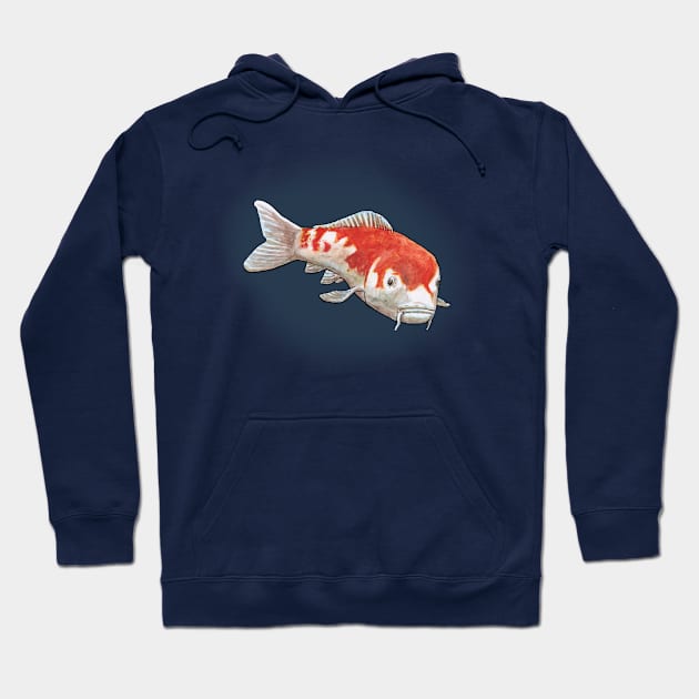 Koi 2 Hoodie by KColeman